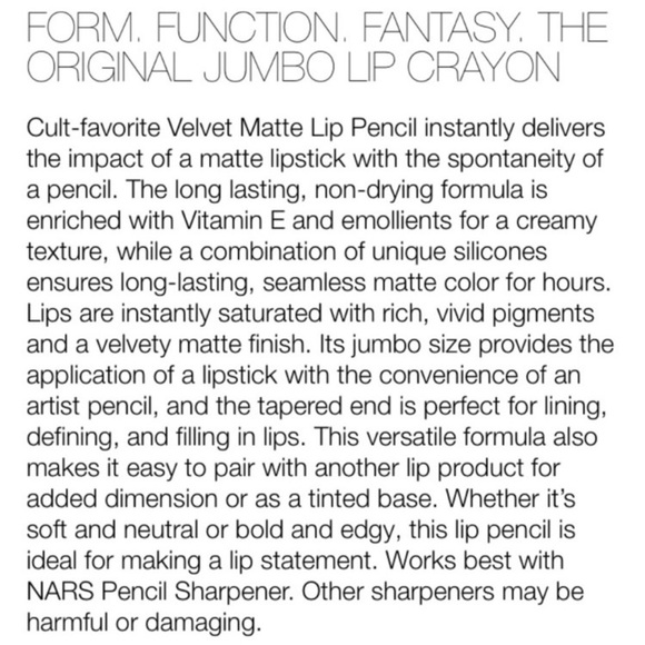 NARS Velvet Matte Lip Pencil Dolce Vita - Picture 16 of 16